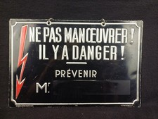 Rare ancienne plaque d'occasion  Chaponost