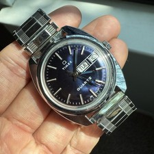 Vintage timex quartz d'occasion  Expédié en Belgium
