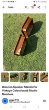 Wooden speaker stands for sale  MARGATE