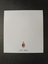 Cartoncino ufficiale milan usato  Italia