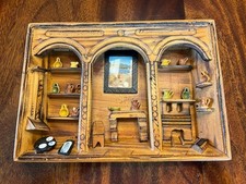 Vintage wood diorama for sale  East Greenwich