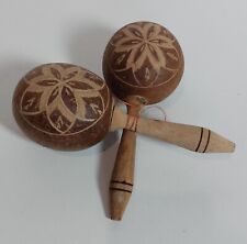 Set wooden maracas. for sale  AYLESBURY