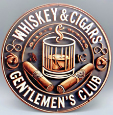 Blechschild whiskey cigars gebraucht kaufen  Allenfeld, Boos, Hargesheim