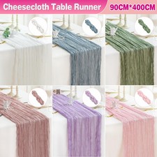 90x400cm cheesecloth table for sale  UK