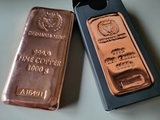 Kupferbarren 999 kupfer gebraucht kaufen  Greven