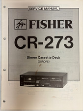 Fisher service manual gebraucht kaufen  Schwäbisch Hall