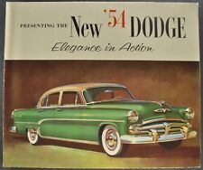 1954 dodge brochure for sale  Olympia