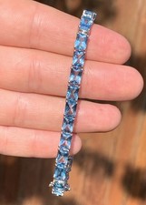 Silver emerald cut for sale  BRIGHTON