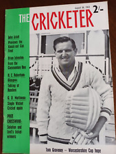 Cricketer magazine august for sale  BURY ST. EDMUNDS