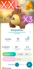 Kangaskhan XXL | x1, x3, 3,80m, 3,85m | Pokemon Trade Go comprar usado  Enviando para Brazil
