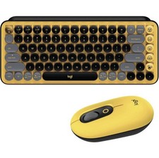 Combo de teclas e mouse Logitech POP teclado mecânico sem fio emoji teclas AMARELO comprar usado Combo de teclas e mouse Logitech POP teclado mecânico sem fio emoji teclas AMARELO comprar usado  Enviando para Brazil