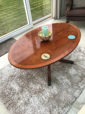 Oval reproduction mahogany for sale  SUTTON COLDFIELD