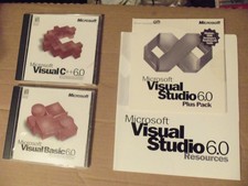 Pacote Microsoft Visual C++ 6.0 Pro, Visual Basic 6.0 Pro, Visual Studio 6.0 Plus comprar usado  Enviando para Brazil