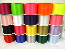Satin ribbon 100mm for sale  DARTFORD