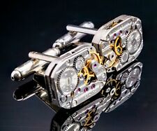 Cufflinks clockwork gear for sale  VERWOOD