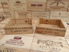 Wooden wine box for sale  CHIPPENHAM