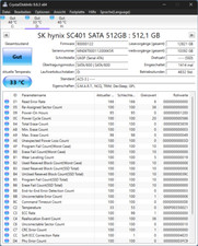 Hynix hfs512g39tnh 512gb gebraucht kaufen  Deutschland