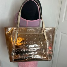 ⁀➷ Bolsa tote Michael Kors Ciara ouro rosa metálica nova com etiquetas comprar usado ⁀➷ Bolsa tote Michael Kors Ciara ouro rosa metálica nova com etiquetas comprar usado  Enviando para Brazil