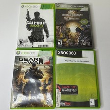 Usado, XBox 360 Lote de 4 Call of DutyMW3, Mortal Kombat.., Gears of War 3, Army of two comprar usado  Enviando para Brazil