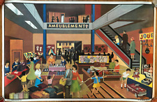 Ancienne affiche scolaire d'occasion  Le Pré-Saint-Gervais
