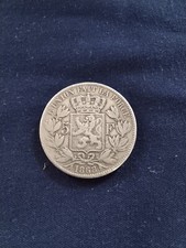Francs argent léopold d'occasion  Moutiers-les-Mauxfaits