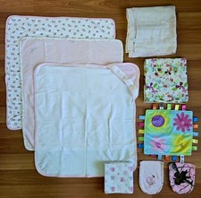 Paquete de 9 piezas, mantas de muselina y envoltura para bebés, paños Lovey y eructos  segunda mano  Embacar hacia Mexico