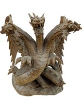 Wooden dragon figurine for sale  UK