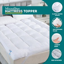 Microfiber mattress toppers for sale  ROCHDALE