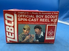 SEALED NOS! Novo na caixa! Kit de molinete vintage Zebco oficial escoteiro fundido comprar usado  Enviando para Brazil