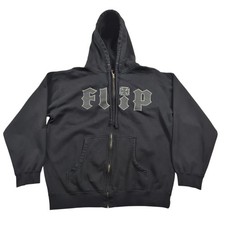 Jaqueta moletom com capuz vintage flip skates zíper médio anos 90 logotipo Y2K comprar usado Jaqueta moletom com capuz vintage flip skates zíper médio anos 90 logotipo Y2K comprar usado  Enviando para Brazil