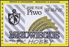 Poland Brewery Ciechanów Mazowieckie Beer Label Bieretikett Cerveza ci48.1 na sprzedaż  PL