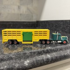 Majorette Kenworth No. Caminhão de gado 2161400 comprimento 1/64 8” semi reboque agrícola anos 80 comprar usado  Enviando para Brazil