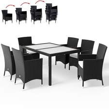 Ware rattanset schwarz gebraucht kaufen  Merzig
