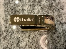 Usado, Capo de guitarra Thalia Deluxe Series dourado ondas de bordo flamejantes comprar usado  Enviando para Brazil