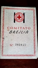 Tessera croce rossa usato  Torino