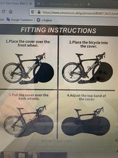 Bike wheels cover for sale  LONDON
