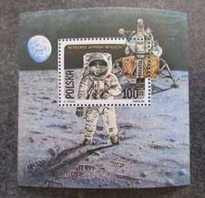 Pologne timbre lune d'occasion  Vouillé