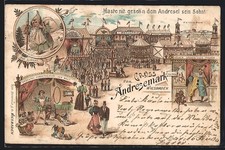 Lithographie wiesbaden volksfe gebraucht kaufen  Berlin