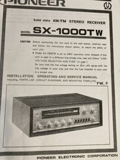 Pioneer 1000tw stereo for sale  San Diego