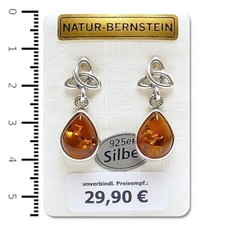 Natur bernstein hrringe gebraucht kaufen  Meldorf