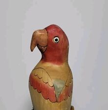 Vintage wooden parrot for sale  LINCOLN