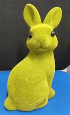 Vintage green flocked for sale  UK