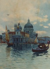 Original watercolour venice for sale  WIRRAL