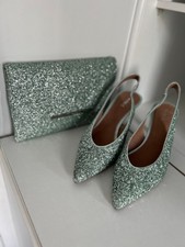 Green sparkle evening for sale  BRENTWOOD