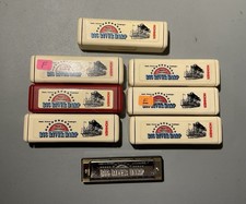 Harmônica Hohner Big River Harp, várias chaves, a maioria com estojos, usado comprar usado  Enviando para Brazil