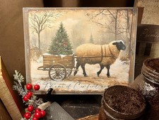 Primitive christmas sheep for sale  Milton