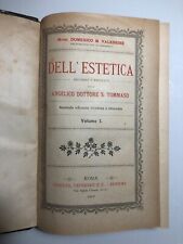 Dell’estetica secondo i principii Angelico Dott. S. Tommaso D. M. Valensise 1902, usado comprar usado  Enviando para Brazil