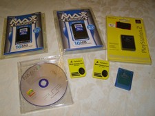 Usado, Lote de cartões de memória Sony PlayStation 2 + acessórios NIS DVD PS2 comprar usado  Enviando para Brazil
