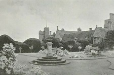Roma Italia La Villa Medici Famosos Jardines Temprano Medio Tono Impresión El Álbum 1895 segunda mano  Embacar hacia Mexico