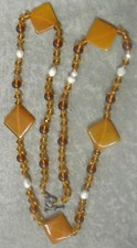 Vtg collier perles d'occasion  Poncin